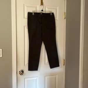 The loft relaxed skinny crops size 6P